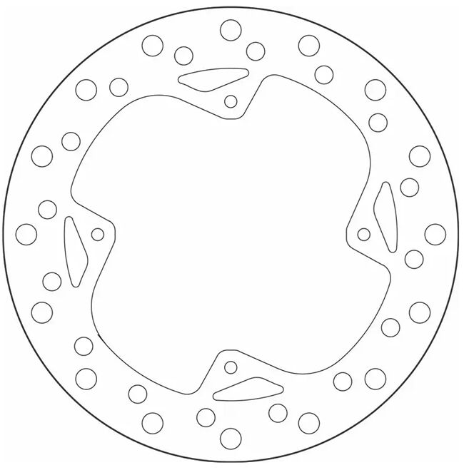 SBS BRAKE ROTOR STANDARD FIXED ROUND 5098