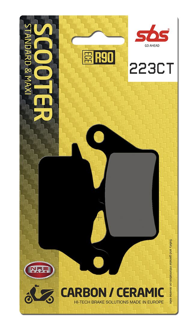 SBS BRAKE PAD CARBON CERAMIC HI-TECH SCOOTER 223CT