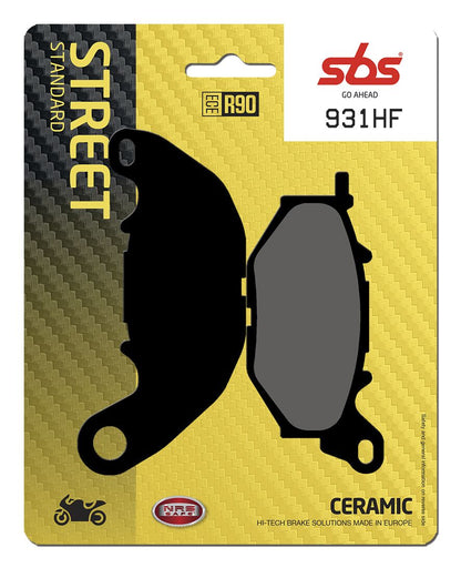 SBS BRAKE PAD CARBON CERAMIC HI-TECH SCOOTER 931HF