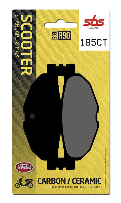 SBS BRAKE PAD CARBON CERAMIC HI-TECH SCOOTER 185CT