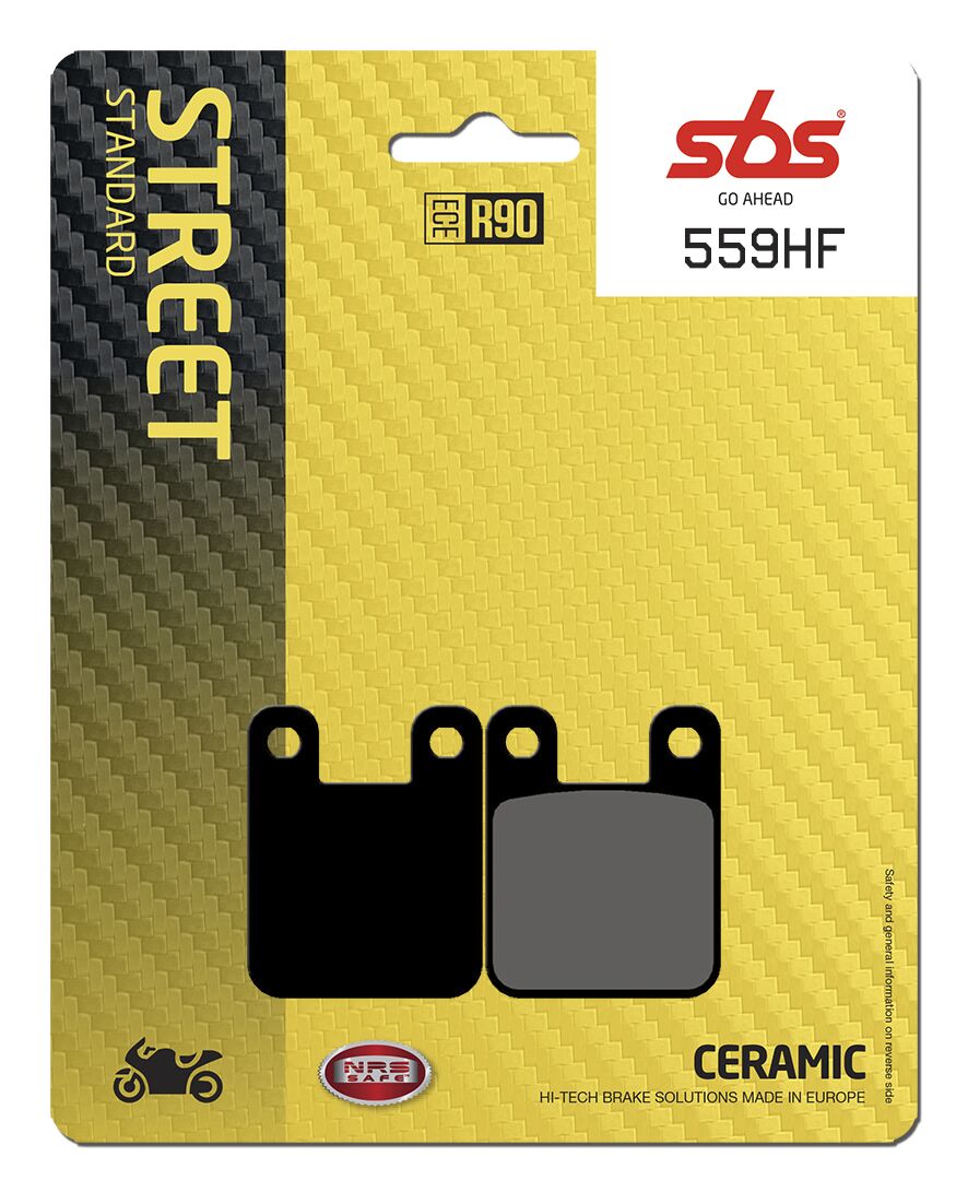 SBS BRAKE PAD CERAMIC STREET 559HF
