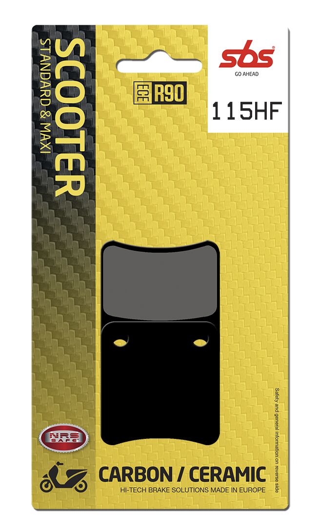 SBS BRAKE PAD CERAMIC STREET 115HF