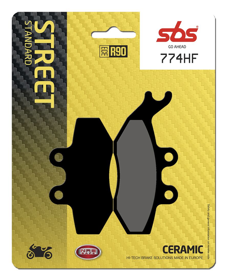 SBS BRAKE PAD CERAMIC STREET 774HF