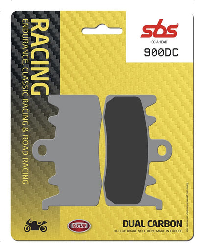 SBS BRAKE PAD DUAL CARBON HI-TECH RACING 900DC
