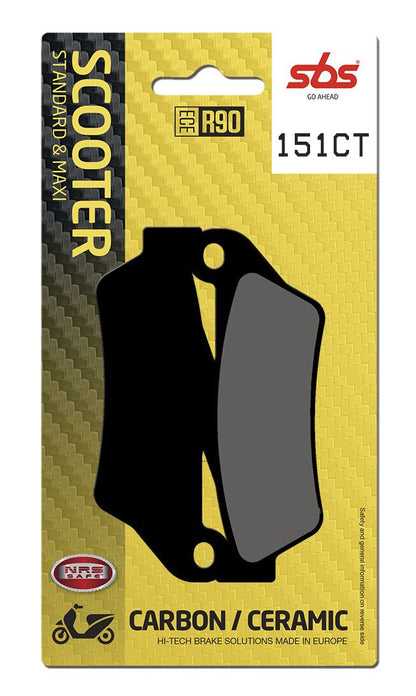 SBS BRAKE PAD CARBON CERAMIC HI-TECH SCOOTER 151CT