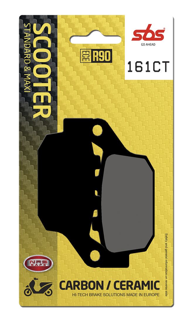 SBS BRAKE PAD CARBON CERAMIC HI-TECH SCOOTER 161CT