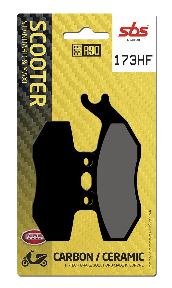 SBS BRAKE PAD CERAMIC STREET 173HF