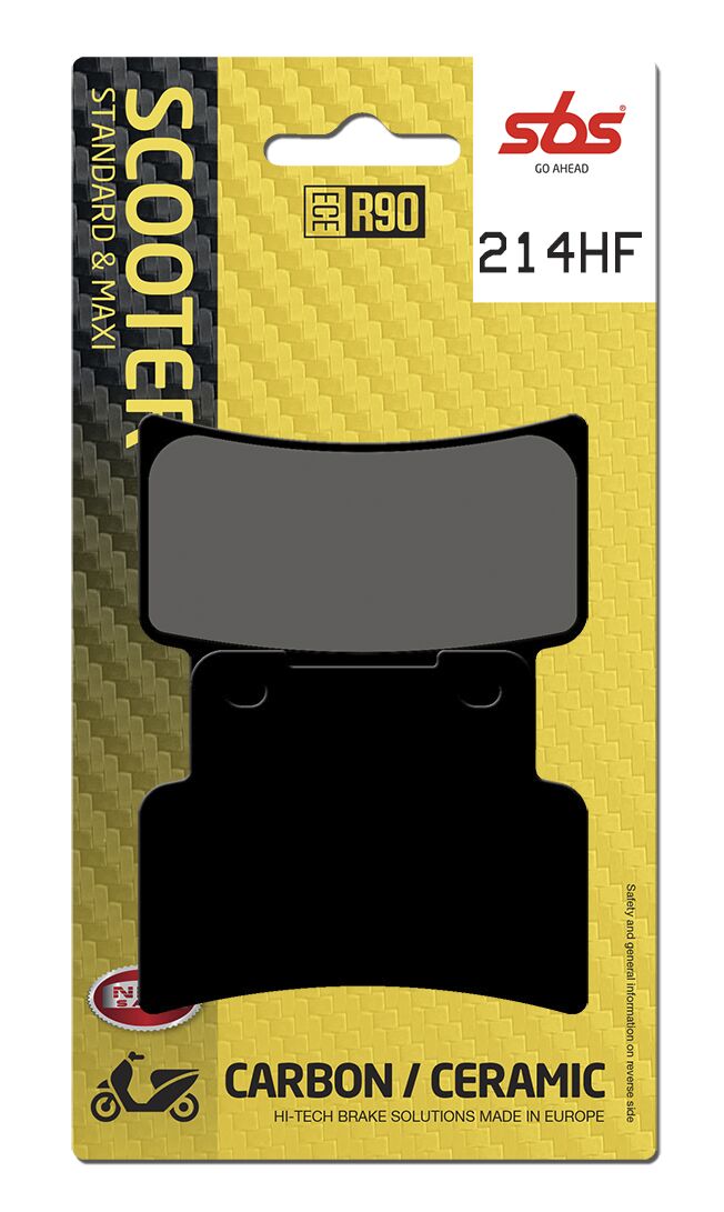 SBS BRAKE PAD CERAMIC STREET 214HF