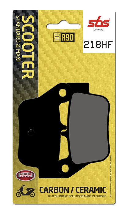 SBS BRAKE PAD CERAMIC STREET 218HF