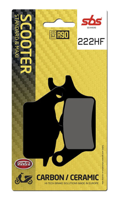 SBS BRAKE PAD CERAMIC STREET 222HF