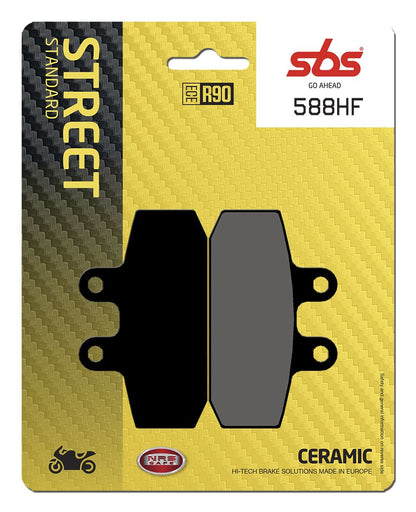 SBS BRAKE PAD CERAMIC STREET 588HF