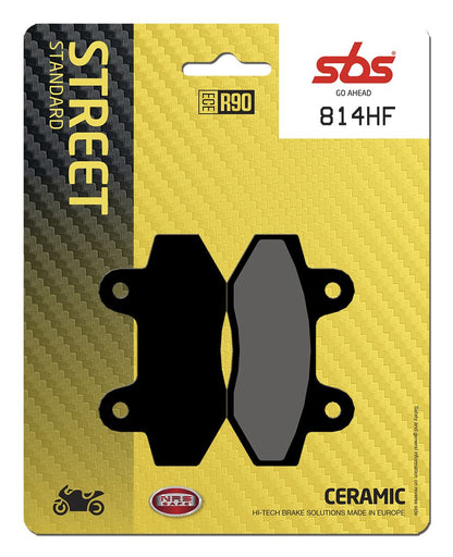 SBS BRAKE PAD CERAMIC STREET 814HF