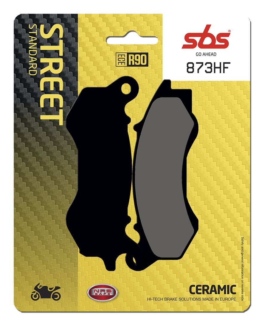 SBS BRAKE PAD CERAMIC STREET 873HF