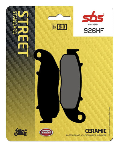 SBS BRAKE PAD CERAMIC STREET 926HF