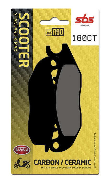 SBS BRAKE PAD CARBON HI-TECH STREET 180CT