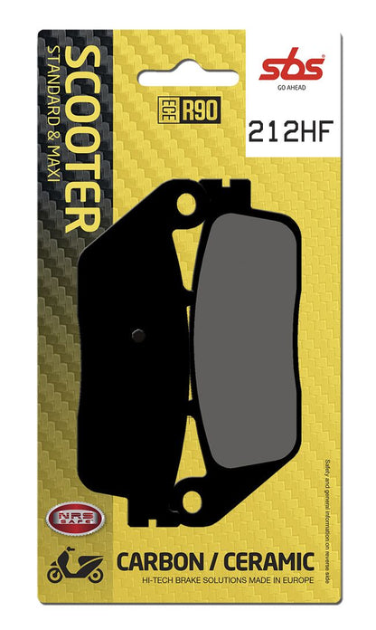 SBS BRAKE PAD CERAMIC STREET 212HF