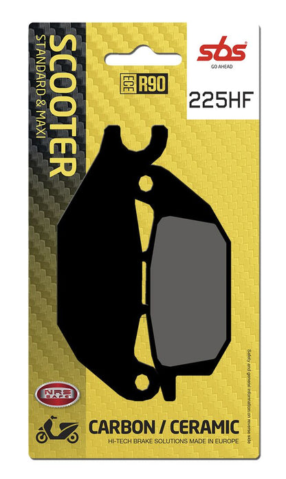 SBS BRAKE PAD CERAMIC STREET 225HF