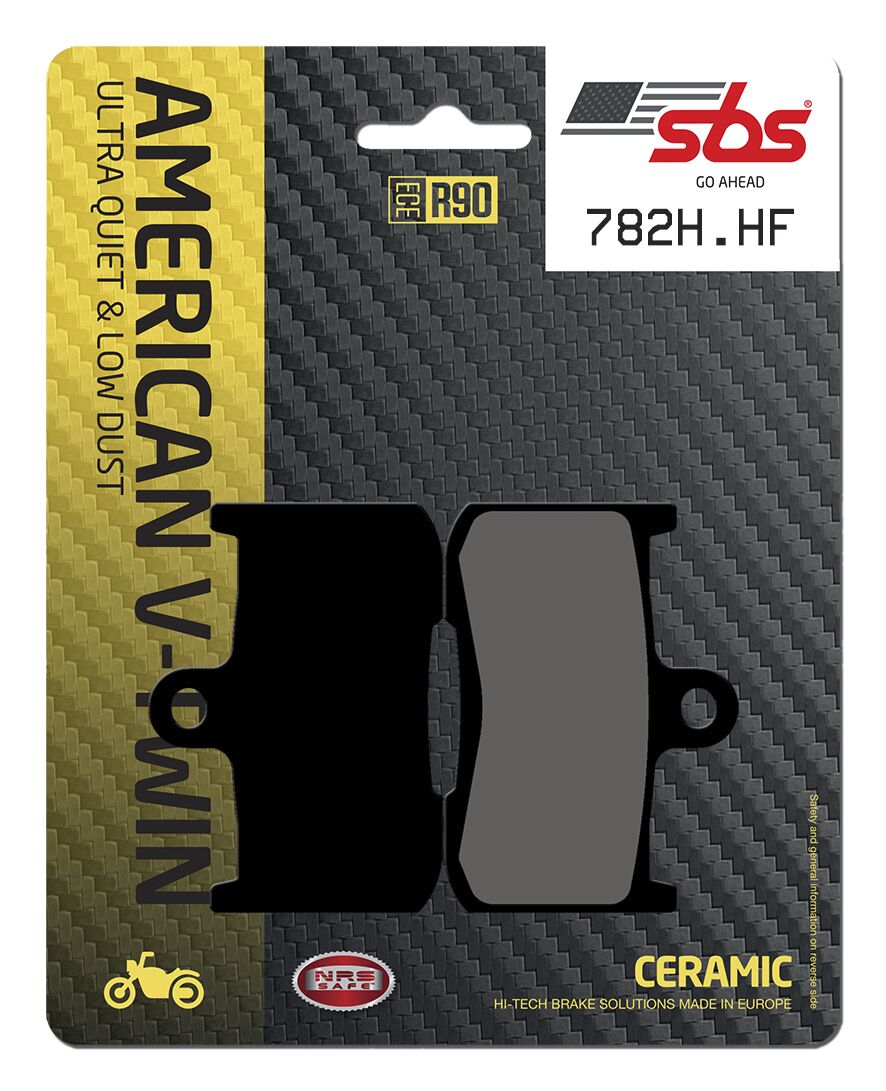SBS BRAKE PAD CERAMIC STREET 782H.HF