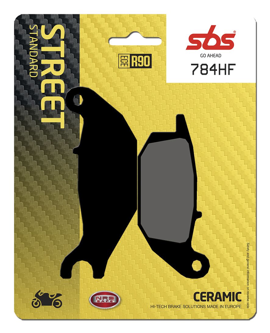SBS BRAKE PAD CERAMIC STREET 784HF
