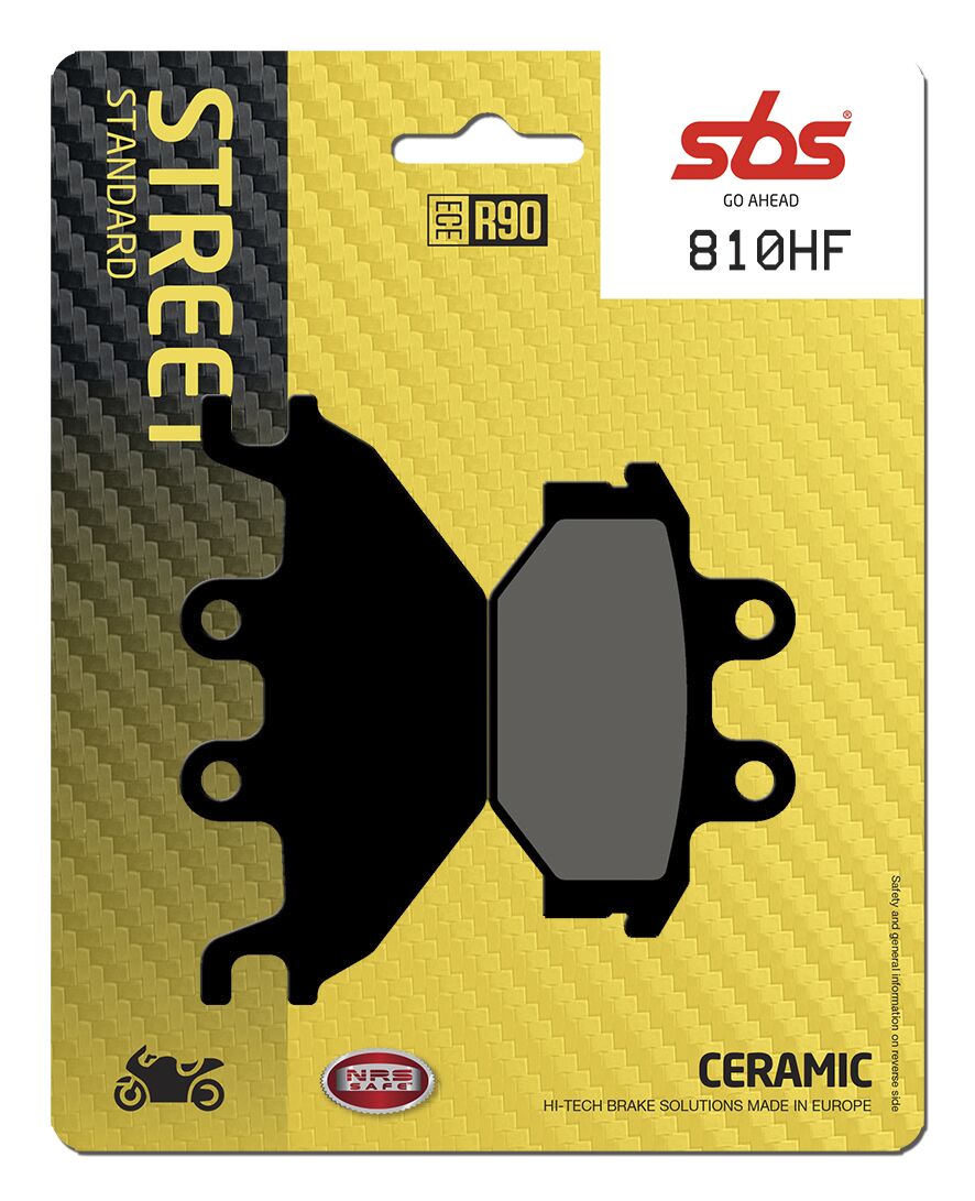 SBS BRAKE PAD CERAMIC STREET 810HF