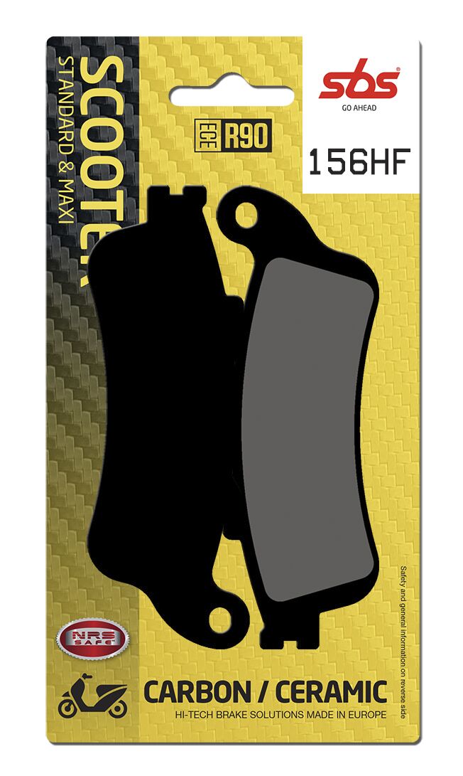 SBS BRAKE PAD CERAMIC STREET 156HF