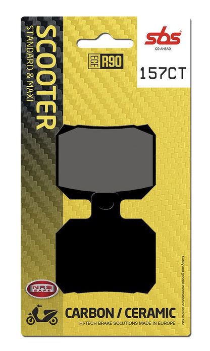 SBS BRAKE PAD CARBON HI-TECH STREET 157CT