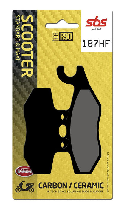 SBS BRAKE PAD CERAMIC STREET 187HF