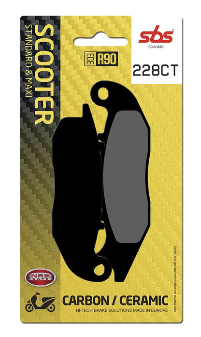 SBS BRAKE PAD CARBON HI-TECH STREET 228CT