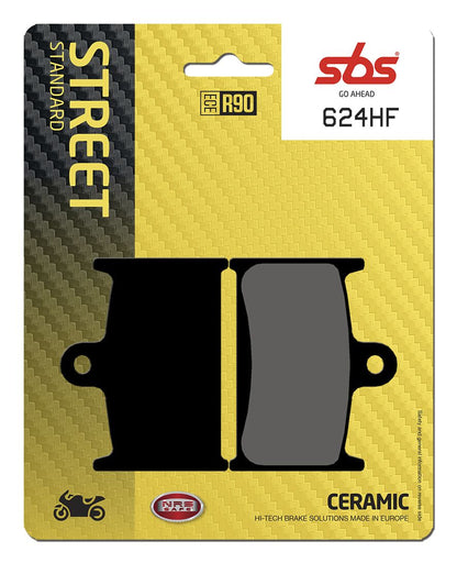 SBS BRAKE PAD CERAMIC STREET 624HF