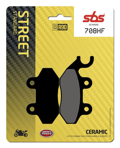 SBS BRAKE PAD CERAMIC STREET 708HF