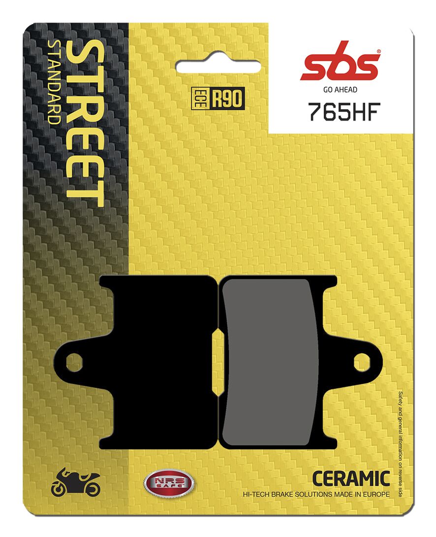 SBS BRAKE PAD CERAMIC STREET 765HF