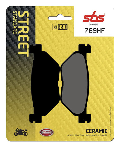 SBS BRAKE PAD CERAMIC STREET 769HF