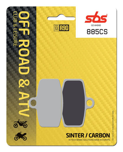 SBS BRAKE PAD CARBON SINTER HI-TECH 885CS