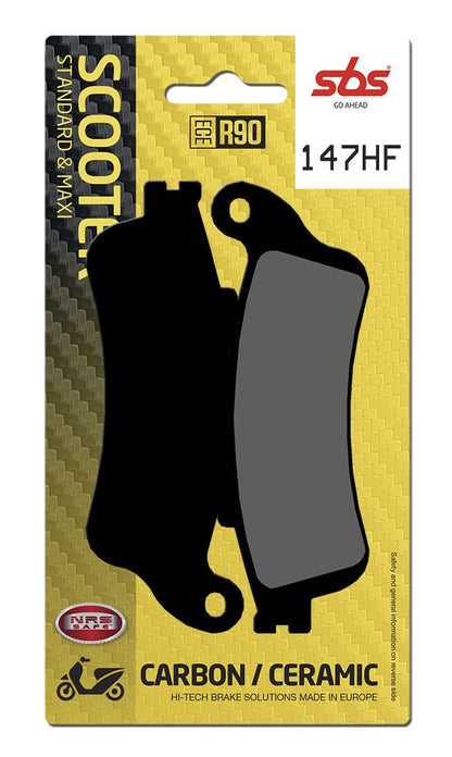 SBS BRAKE PAD CERAMIC STREET 147HF