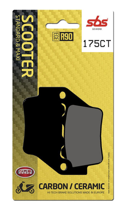 SBS BRAKE PAD CARBON HI-TECH STREET 175CT