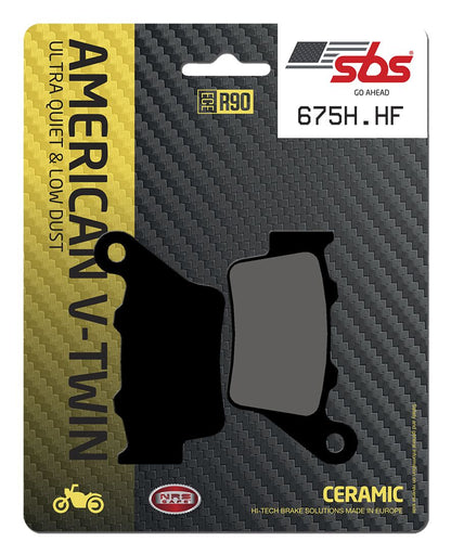 SBS BRAKE PAD CERAMIC STREET 675H.HF