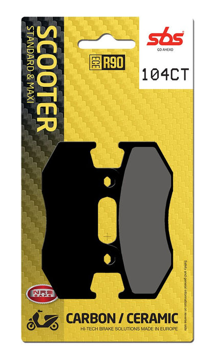 SBS BRAKE PAD CARBON HI-TECH STREET 104CT