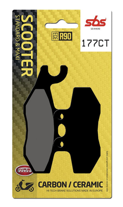 SBS BRAKE PAD CARBON HI-TECH STREET 177CT