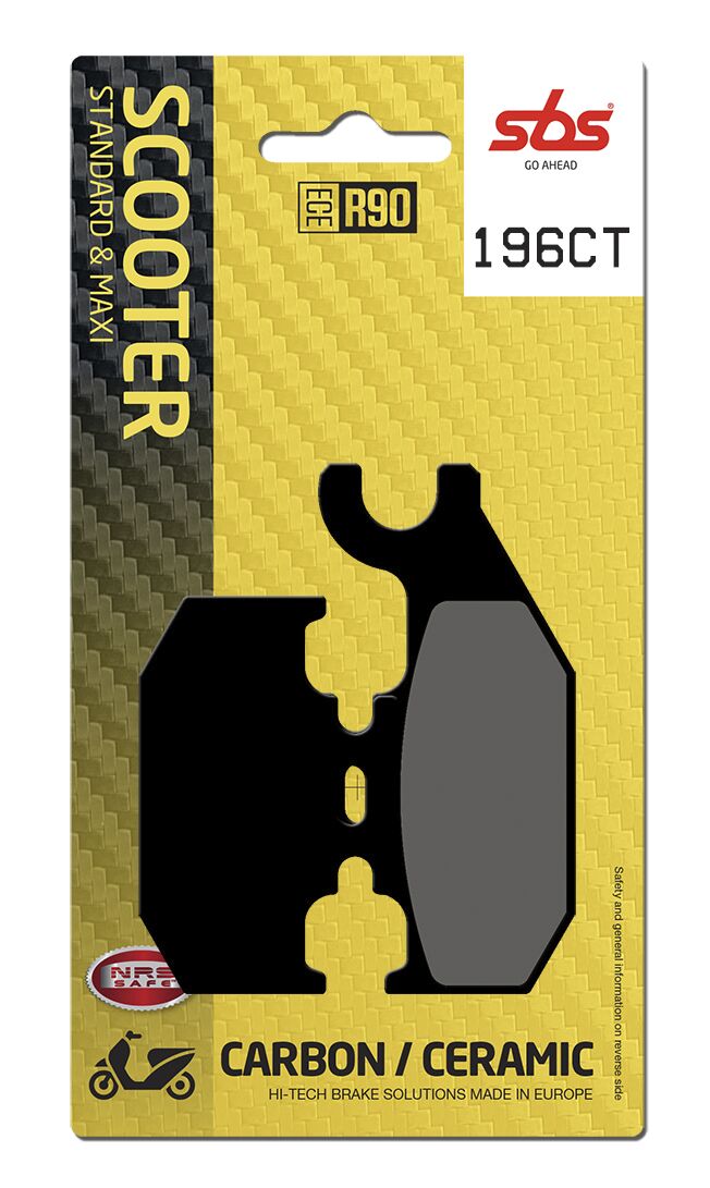 SBS BRAKE PAD CARBON HI-TECH STREET 196CT