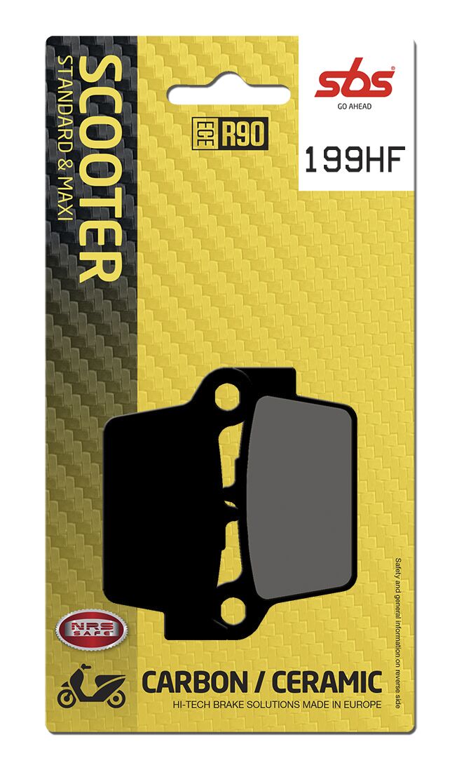 SBS BRAKE PAD CERAMIC STREET 199HF