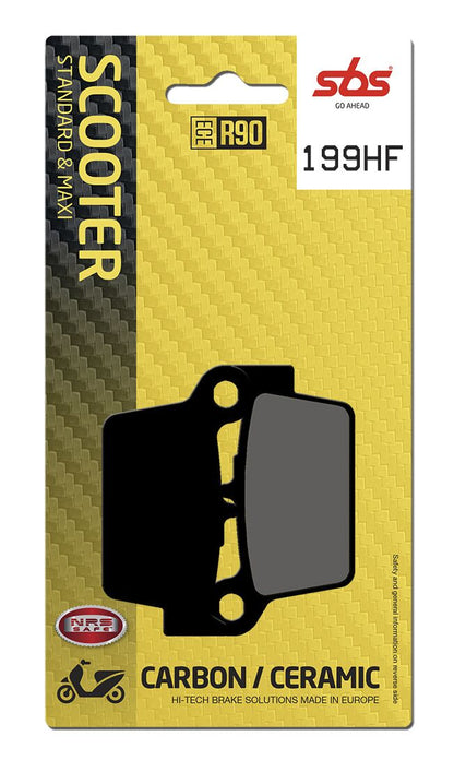 SBS BRAKE PAD CERAMIC STREET 199HF