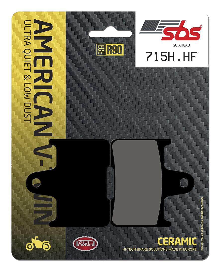 SBS BRAKE PAD CERAMIC STREET 715H.HF