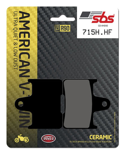 SBS BRAKE PAD CERAMIC STREET 715H.HF
