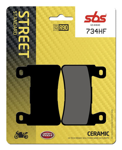 SBS BRAKE PAD CERAMIC STREET 734HF