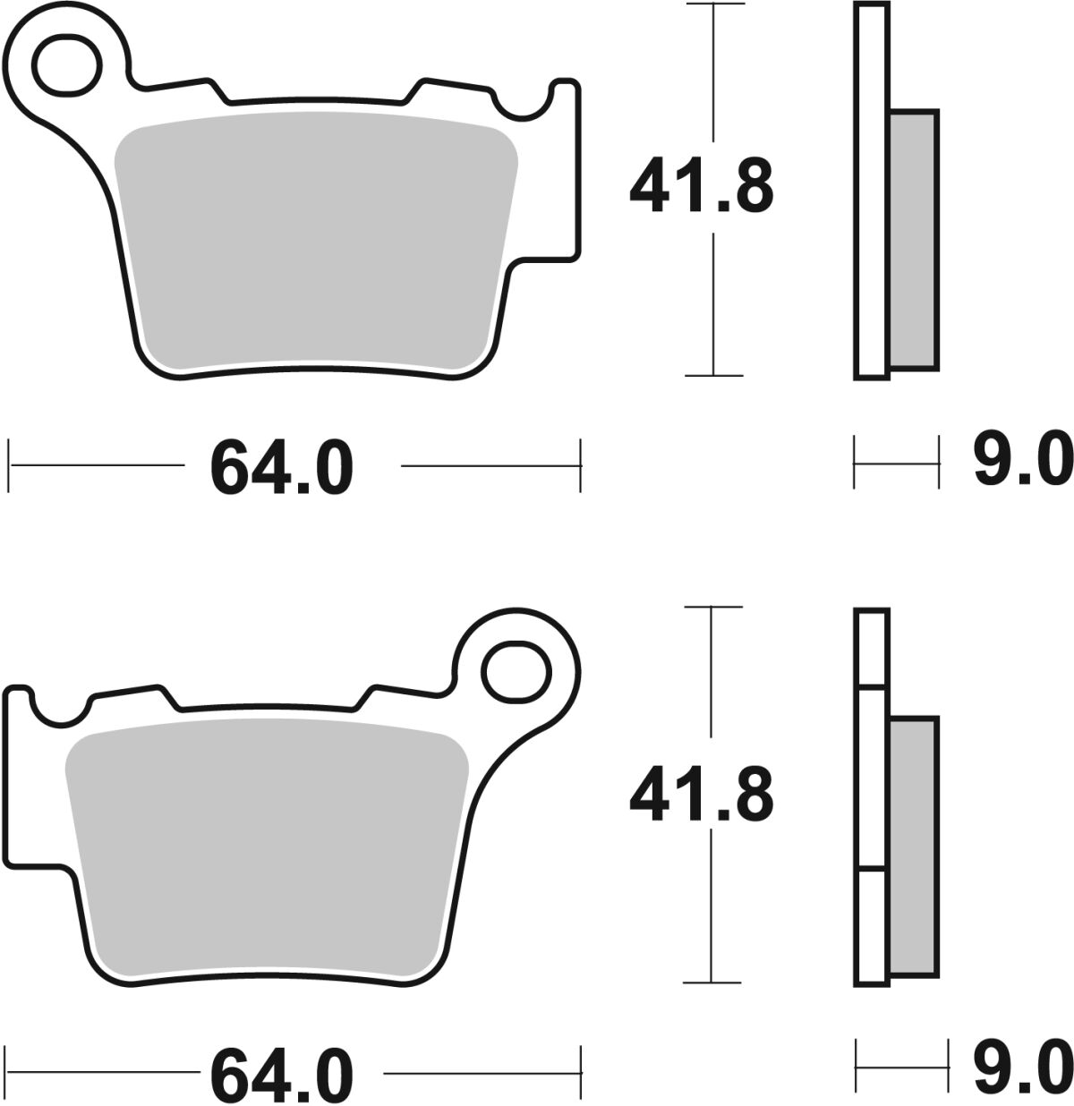 SBS BRAKE PAD CARBON SINTER HI-TECH 791CS