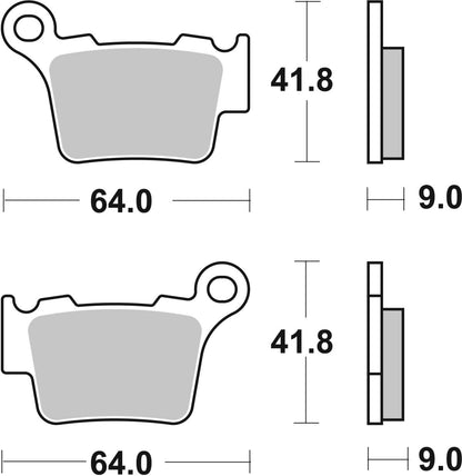 SBS BRAKE PAD CARBON SINTER HI-TECH 791CS