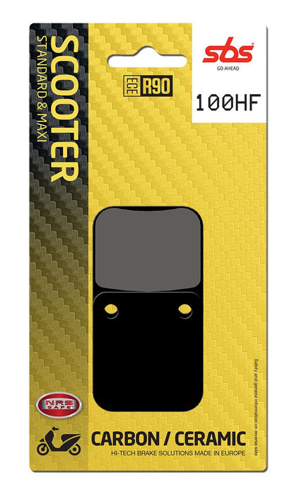 SBS BRAKE PAD CERAMIC STREET 100HF