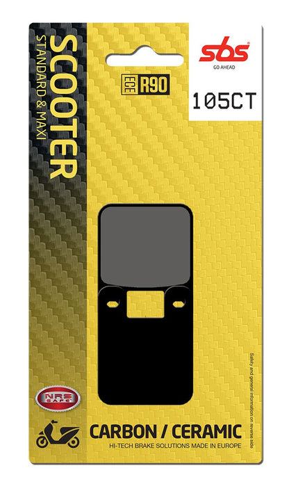 SBS BRAKE PAD CARBON HI-TECH STREET 105CT