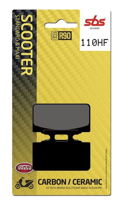 SBS BRAKE PAD CERAMIC STREET 110HF