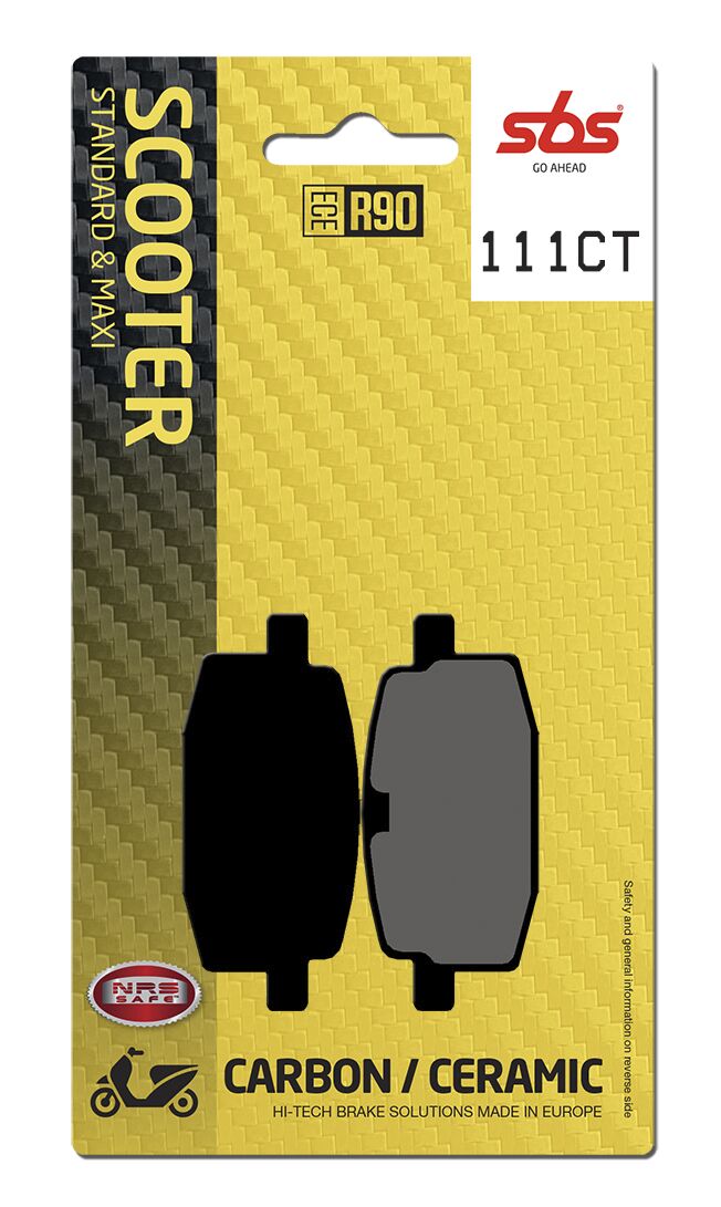 SBS BRAKE PAD CARBON HI-TECH STREET 111CT